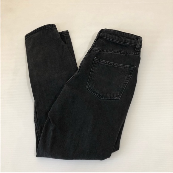 Topshop Mom High Waist Super Ripped Studded Jeans - Picture 8 of 9